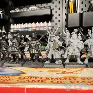 Описание картинки 21x Knights of the realm on foot от hoofstomp по цене 1 800руб | Свободный Рынок Миниатюр - СРМ