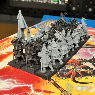 Описание картинки 21x Knights of the realm on foot от hoofstomp по цене 1 800руб | Свободный Рынок Миниатюр - СРМ