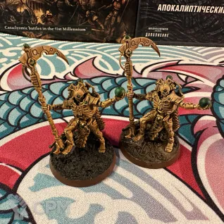 Описание картинки Necron Overlord 1 - 2 от Overking по цене 1 500руб | Свободный Рынок Миниатюр - СРМ