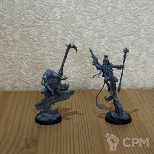 Описание картинки Death Jester и Shadowseer от niazbach по цене 3 500руб | Свободный Рынок Миниатюр - СРМ