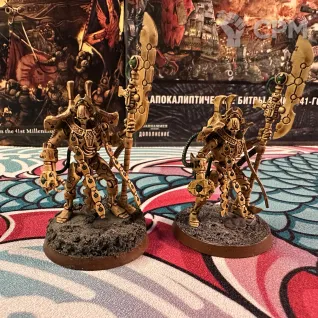 Описание картинки Necron Overlord 2 - 2 от Overking по цене 1 500руб | Свободный Рынок Миниатюр - СРМ