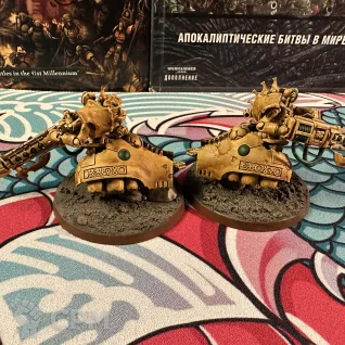 Описание картинки Necrons Heavy Destroyers - 2 от Overking по цене 2 200руб | Свободный Рынок Миниатюр - СРМ