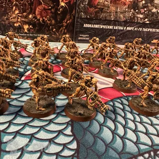 Описание картинки Necrons Warriors Gauss Reaper - 2 от Overking по цене 2 200руб | Свободный Рынок Миниатюр - СРМ