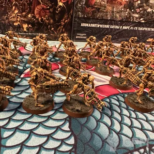 Описание картинки Necrons Warriors Gauss Reaper - 4 от Overking по цене 2 300руб | Свободный Рынок Миниатюр - СРМ