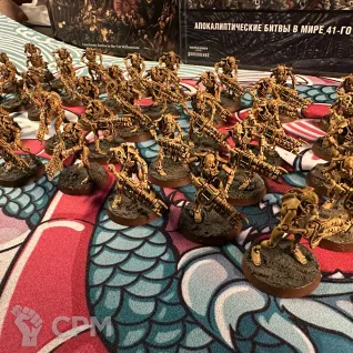 Описание картинки Necrons Warriors Gauss Reaper - 3 от Overking по цене 2 300руб | Свободный Рынок Миниатюр - СРМ