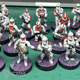 Описание картинки Армия Galactic Republic от BlackenedHeart по цене 16 000руб | Свободный Рынок Миниатюр - СРМ