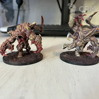 Описание картинки Chaos spawn от So1id по цене 2 000руб | Свободный Рынок Миниатюр - СРМ
