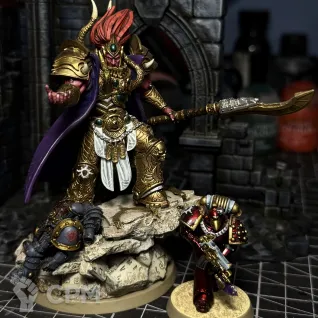 Описание картинки Magnus the Red, Thousand Sons Primarch от Marvinz по цене 6 500руб | Свободный Рынок Миниатюр - СРМ