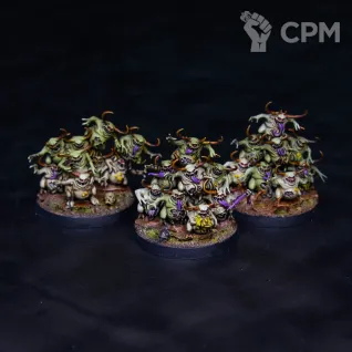 Описание картинки Nurglings от Monger по цене 6 450руб | Свободный Рынок Миниатюр - СРМ