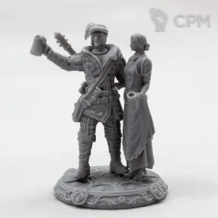 Описание картинки Bard 28mm от Fantasy Minis по цене 600руб | Свободный Рынок Миниатюр - СРМ