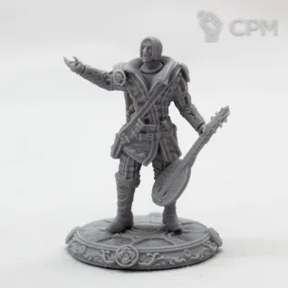 Описание картинки Bard 28mm от Fantasy Minis по цене 600руб | Свободный Рынок Миниатюр - СРМ