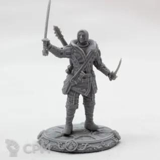 Описание картинки Bard 28mm от Fantasy Minis по цене 600руб | Свободный Рынок Миниатюр - СРМ