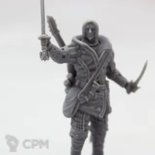 Описание картинки Bard 28mm от Fantasy Minis по цене 600руб | Свободный Рынок Миниатюр - СРМ
