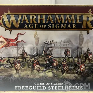 Описание картинки Freeguild Steelhelms от ABersenev по цене 4 500руб | Свободный Рынок Миниатюр - СРМ