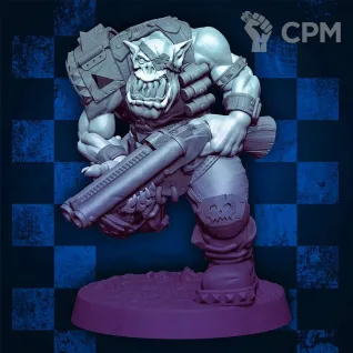 Описание картинки Ork shoota boyz. Бойзы с шутами x 10 от у Васи по цене 1 155руб | Свободный Рынок Миниатюр - СРМ