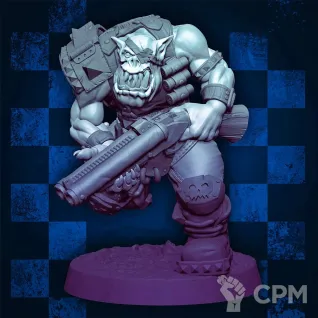 Описание картинки Ork shoota boyz. Бойзы с шутами x 5 от у Васи по цене 900руб | Свободный Рынок Миниатюр - СРМ