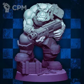 Описание картинки Ork shoota boyz. Бойзы с шутами x 5 от у Васи по цене 900руб | Свободный Рынок Миниатюр - СРМ