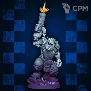 Описание картинки Ork shoota boyz. Бойзы с шутами x 5 от у Васи по цене 900руб | Свободный Рынок Миниатюр - СРМ
