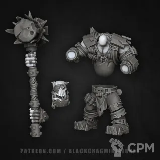 Описание картинки Orc Nobz With Heavy Weapons Modular Kit. Нобы от у Васи по цене 900руб | Свободный Рынок Миниатюр - СРМ