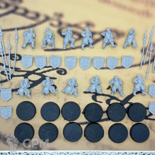 Описание картинки Iron Hills Dwarf Warriors Властелин колец от Лавка Саурона по цене 990руб | Свободный Рынок Миниатюр - СРМ