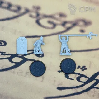 Описание картинки Dwarf Vault Warden Team Властелин колец от Лавка Саурона по цене 490руб | Свободный Рынок Миниатюр - СРМ