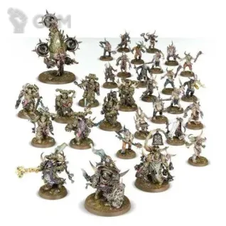 Описание картинки Death Guard из стартера Dark Imperium от eGORo по цене 17 500руб | Свободный Рынок Миниатюр - СРМ
