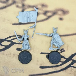 Описание картинки Foot Knights of Dol Amroth Command Властелин колец от Лавка Саурона по цене 495руб | Свободный Рынок Миниатюр - СРМ
