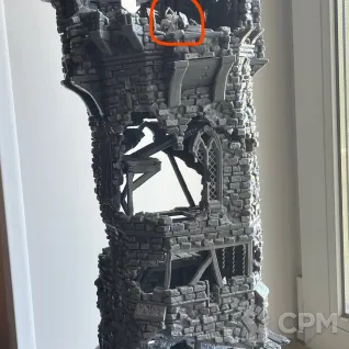Описание картинки Башня Безумия+постобработка химией от 3D Wargaming по цене 9 850руб | Свободный Рынок Миниатюр - СРМ