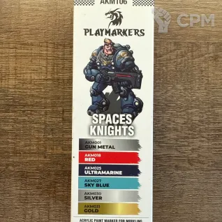 Описание картинки AK Playmarkers: Space Knight Set от Wаrgаmеs по цене 1 950руб | Свободный Рынок Миниатюр - СРМ