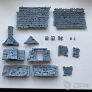 Описание картинки Коттедж Tabletop World от Che-Sheere по цене 3 500руб | Свободный Рынок Миниатюр - СРМ