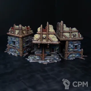 Описание картинки Hexengarde - Scatter Ruins от Monger по цене 11 950руб | Свободный Рынок Миниатюр - СРМ