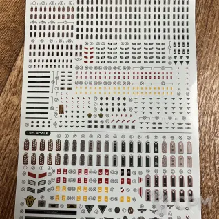 Описание картинки Декали WW2 German military insignia decal set от ColinPJ по цене 550руб | Свободный Рынок Миниатюр - СРМ