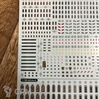 Описание картинки Декали WW2 German military insignia decal set от ColinPJ по цене 550руб | Свободный Рынок Миниатюр - СРМ