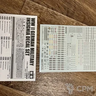 Описание картинки Декали WW2 German military insignia decal set от ColinPJ по цене 550руб | Свободный Рынок Миниатюр - СРМ