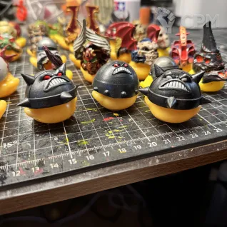 Описание картинки Space king утка 2-й уровень от Duck Machine по цене 1 200руб | Свободный Рынок Миниатюр - СРМ