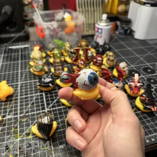 Описание картинки Terraria ктулху глаз утка 2-й уровень от Duck Machine по цене 1 200руб | Свободный Рынок Миниатюр - СРМ