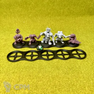 Описание картинки Movements tray для баз 40мм тип 5line (2шт) от Миниатюры и фигурки по цене 180руб | Свободный Рынок Миниатюр - СРМ
