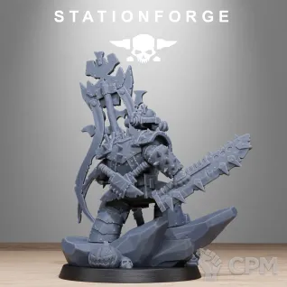 Описание картинки Orks beastboss от Мастерская 3D Gia по цене 1 000руб | Свободный Рынок Миниатюр - СРМ