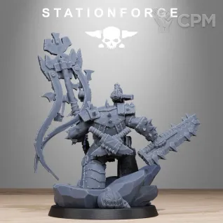 Описание картинки Orks beastboss от Мастерская 3D Gia по цене 1 000руб | Свободный Рынок Миниатюр - СРМ