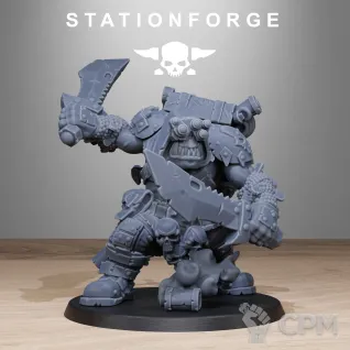 Описание картинки Orks Boss Snikrot от Мастерская 3D Gia по цене 400руб | Свободный Рынок Миниатюр - СРМ