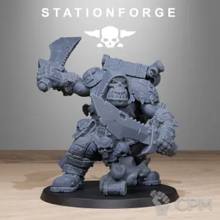 Описание картинки Orks Boss Snikrot от Мастерская 3D Gia по цене 400руб | Свободный Рынок Миниатюр - СРМ