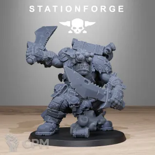 Описание картинки Orks Boss Snikrot от Мастерская 3D Gia по цене 400руб | Свободный Рынок Миниатюр - СРМ