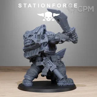 Описание картинки Orks Boss Snikrot от Мастерская 3D Gia по цене 400руб | Свободный Рынок Миниатюр - СРМ