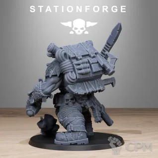 Описание картинки Orks Boss Snikrot от Мастерская 3D Gia по цене 400руб | Свободный Рынок Миниатюр - СРМ