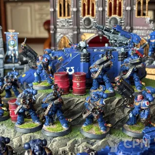 Описание картинки Ultramarines Army Армия Ультрамаринов (РАСПИЛ) от Halfdevil91 по цене 90 000руб | Свободный Рынок Миниатюр - СРМ