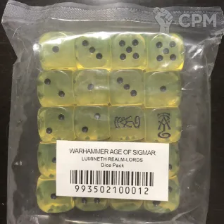 Описание картинки Кубы Lumineth Dice Set (новые, в упаковке) от Workshop.maya по цене 7 000руб | Свободный Рынок Миниатюр - СРМ