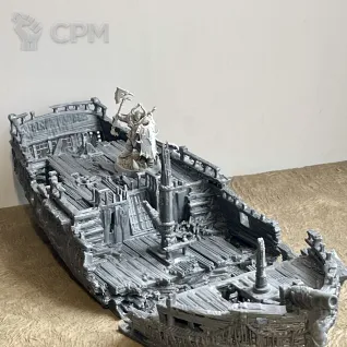 Описание картинки Остов судна от 3D Wargaming по цене 2 400руб | Свободный Рынок Миниатюр - СРМ