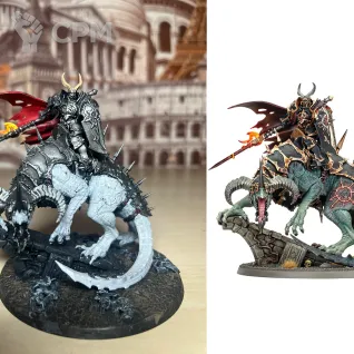 Описание картинки Abraxia, Spear of the Everchosen от Lomantik по цене 8 500руб | Свободный Рынок Миниатюр - СРМ