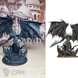 Описание картинки Be’lakor, the Dark Master от Lomantik по цене 12 000руб | Свободный Рынок Миниатюр - СРМ