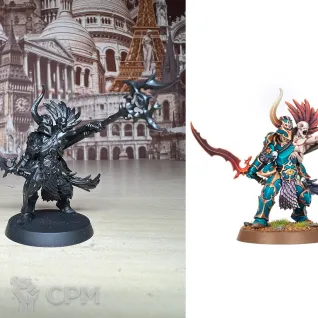 Описание картинки Curseling, Eye of Tzeentch от Lomantik по цене 3 200руб | Свободный Рынок Миниатюр - СРМ